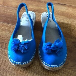 Cliffs by white Mountain Camelot Cobat espadrille sling back shoes in size 8